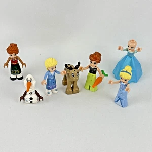 Lego Friends Disney Frozen Minifigure Lot Anna Elsa Ola Reindeer Read - Picture 1 of 15