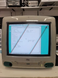 Apple iMac G3 Bondi Blue 96MB RAM 6GB HD working, excellent  Clean plastic shell - Picture 1 of 14