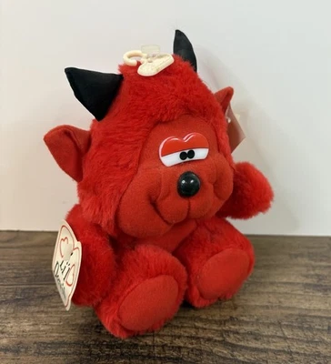 Vintage Red Gorilla Monkey Lil’ Devil 6” Plush With Tags Dan Dee Halloween - Image 1 of 4