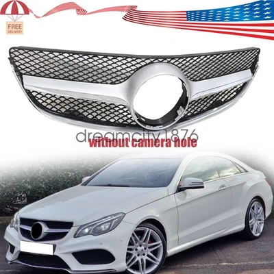 20788031839982 Grille Grill Fit Mercedes Benz E Class E550 E400 E350 2014-17 — 第 1/4 张图片