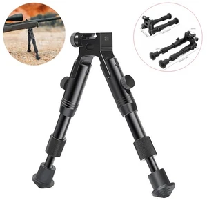 Tactical 5.8-6.4 inch Spring Return Rifle Bipod For 20mm Picatinny Rail Hunting - Picture 1 of 16