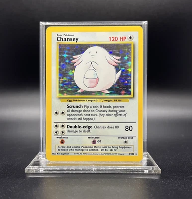 Pokemon Chansey 003/102 Base Set Holo - NEAR MINT - Image 1 of 3