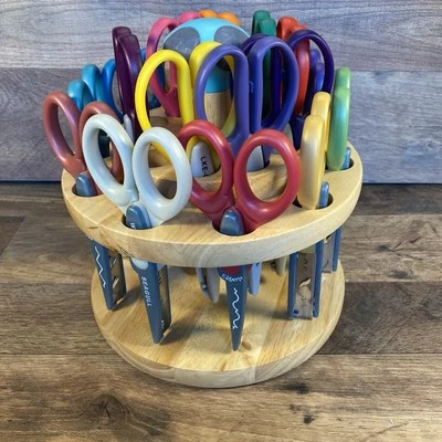 KRAFT EDGERS 18 Crafter's Scissors Carousel Paper Edgers Teacher Home School  - Image 1 of 4
