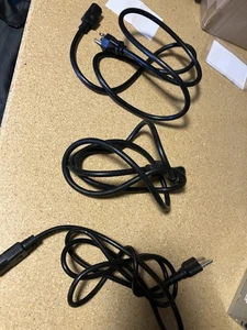 3 câbles d'alimentation divers pour ordinateur - Photo 1/5