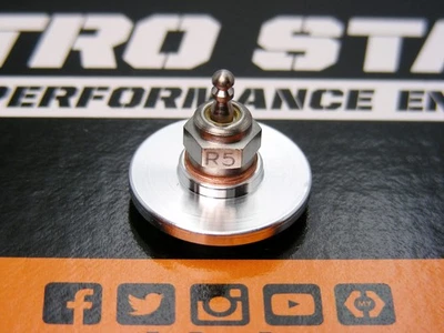 HPI Nitro RS4-3 EVO+ RUSH MT MT2 T3.0 G3.0 Under Head Button w R5 Glowplug NEW ! - Image 1 of 4