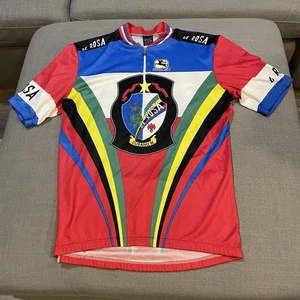 Maglia ciclismo bicicletta Giordana De Rosa taglia M Made in Italy - Foto 1 di 17
