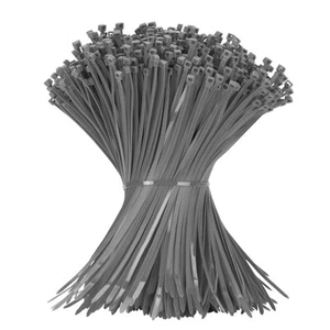 12 Inch Zip Ties Silver 1000 PCS, 50 Lbs- Heavy Duty Tensile Strength, Nylon ... - Picture 1 of 7
