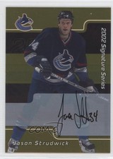 2001-02 ITG Be A Player Signature Series Gold Auto Jason Strudwick #066 Auto