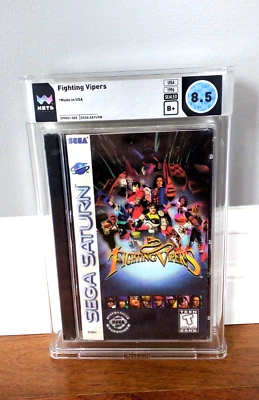 New ✹ FIGHTING VIPERS ✹ Sega Saturn Game ✹ WATA 8.5 B+ GRADED ✹ SEALED VGA CGC - Image 1 of 4