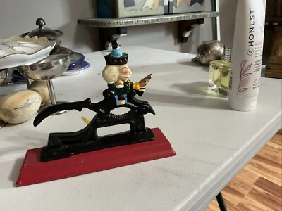 Cast Iron ( Modern Reproduction Made In China) Handpainted Nut Cracker - Image 1 of 4