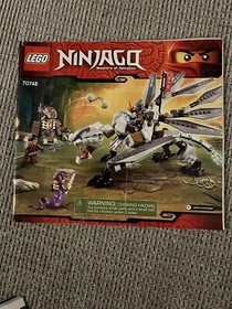 Lego 70748 Ninjago Instruction Manual Only 2015 Titanium Dragon
