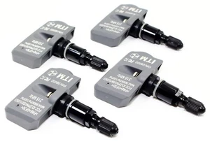 4 315mhz TPMS Tire Pressure Sensors Chevrolet Colorado Gloss Black Valve Stems - Picture 1 of 4