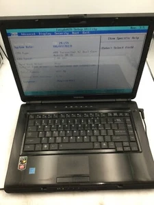 TOSHIBA SATELLITE L305D - BOOTS TO BIOS - AMD TURION X2 - 3GB RAM -READ DESC-BB - Picture 1 of 8