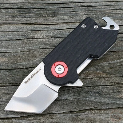 Smith & Wesson Benji Folding Knife 1.5" Stainless Blade G10/Stainless Handle