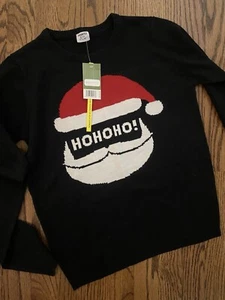 Lightweight Santa Ho Ho Ho Ugly Christmas Sweater Childs 10 12 Or Ladies XS - Picture 1 of 3