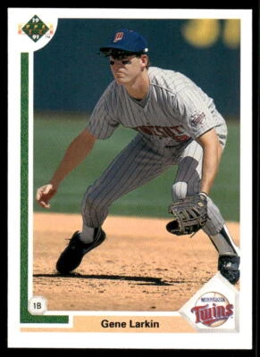Gene Larkin 1991 Upper Deck #501 Minnesota Twins - Image 1 of 2