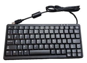 TG3 Electronics USB Keyboard KBA-TG82-US-U, 82 Key, USB, Low Profile, Black, NEW - Picture 1 of 7