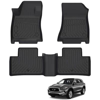 For 2019-2025 Infiniti QX50/2022-2025 QX55 All Weather Floor Mats Upgrade Liners - Image 1 of 4