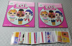 LOT 2 ALBUM PANINI FIGURE FIGURES 2018 LOL SURPRISE + 185 FIGURE 2018 L.O.L.