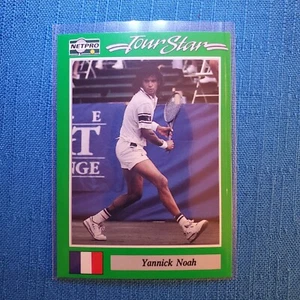 1991 Netpro Tour Stars Yannick Noah RC Tennis Rookie Card #41 ATP Tour - Bild 1 von 2