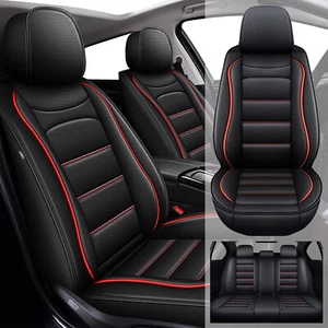 For HONDA ACCORD 2003-2017 Car 5-Seat Covers Faux Leather Protector Pad Full Set - Picture 1 of 8