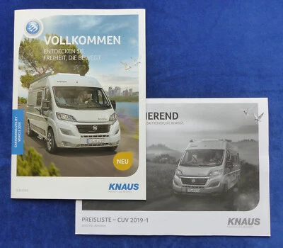 Knaus Reisemobile 2019 Boxstar CUV - Prospekt Brochure + Preisliste 07.2018 - Bild 1 von 4