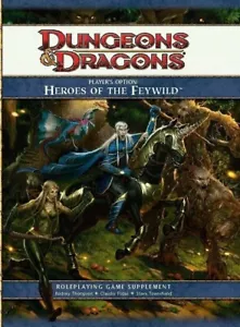 4e Player's Option: Heroes of the Feywild AD&D 4th Edition - Imagen 1 de 5
