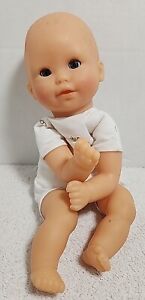 Corolle Poupon 12 in Bean Bag Baby Doll With Blue  Eyes Open Close No Clothes