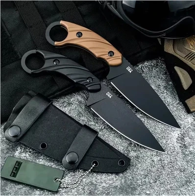 TOPS Knives C.U.T. USA-Fixed Blade Outdoor + Kydex Sheath Color Random Free Ship - Image 1 of 4