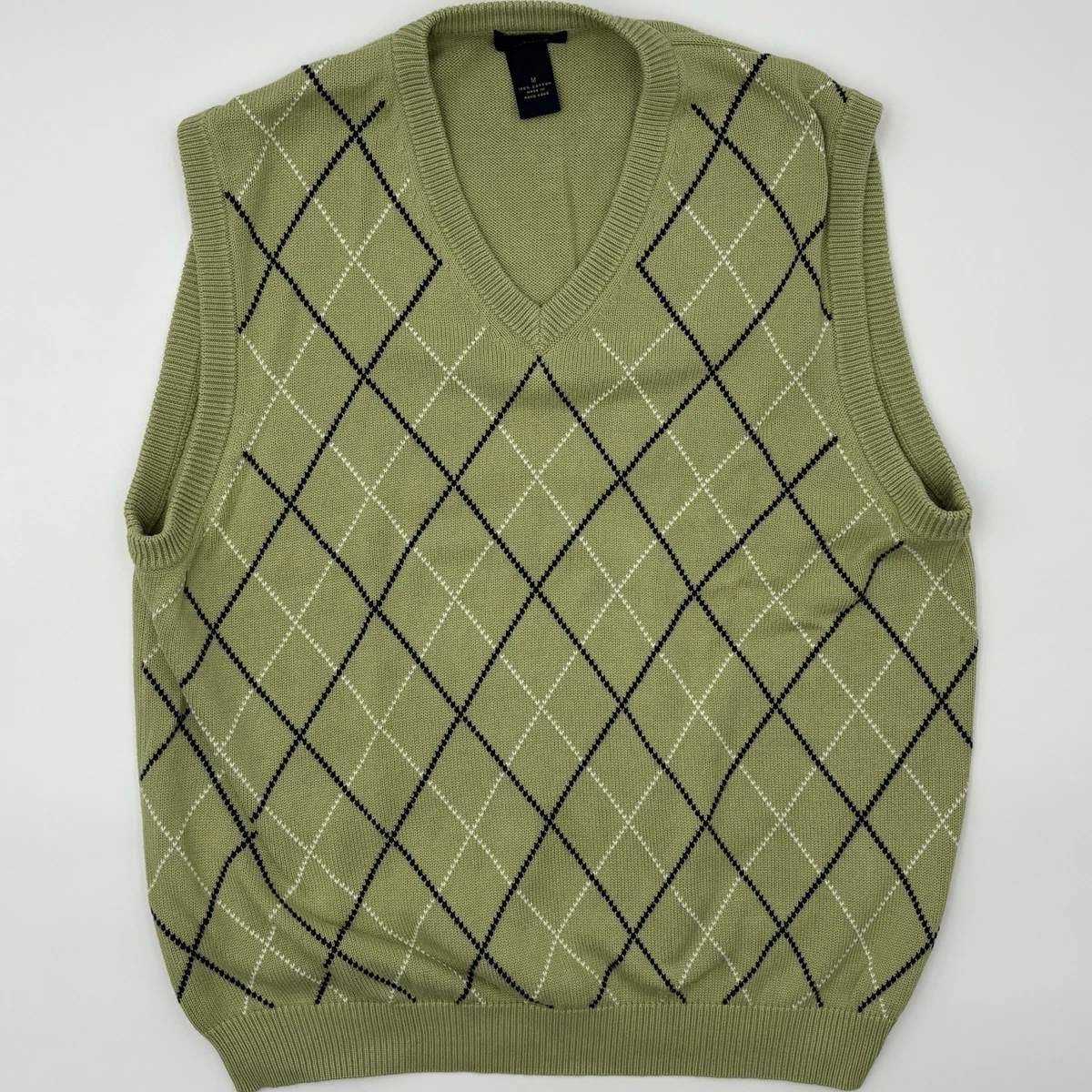 Mens Argyle Sweater Vest In Men's Sweaters for sale | eBay