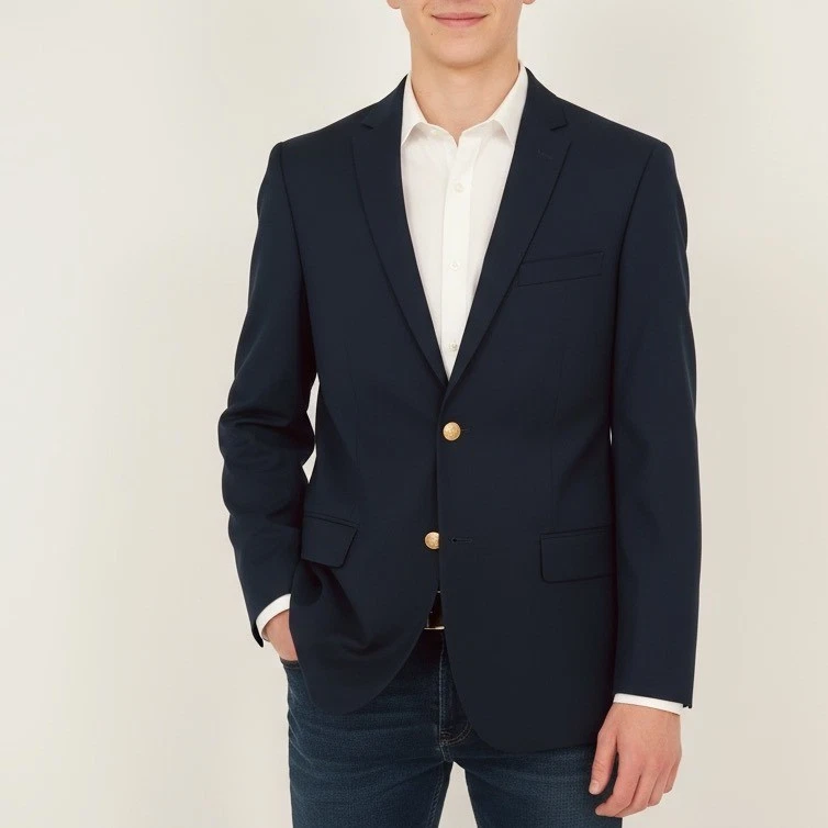 Blazer Lauren Ralph Lauren Azul Marino Botón Dorado Talla 18R Foto 1 de 4