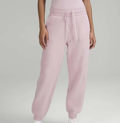 Lululemon Scuba High-Rise Relaxed Jogger Pink Peony Size 6 - Image 1 of 4