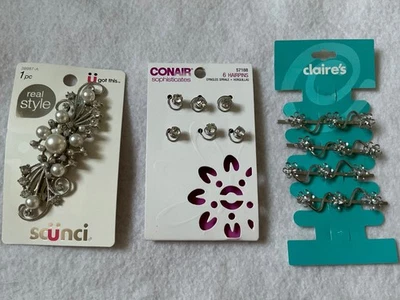Accesorios para el cabello Scunci Barrette Conair espiral horquillas Claires's Barrettes Foto 1 de 4