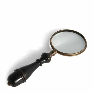 Authentic Models Magnifying glass Oxford Magnifier, reading magnifier, wood b... - Picture 1 of 1