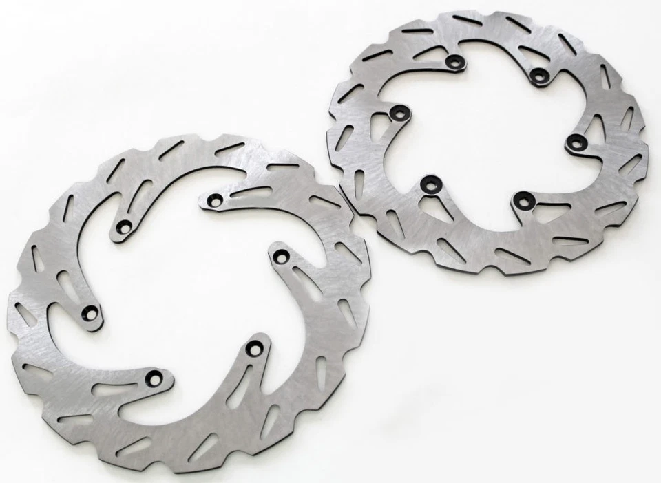 Discos de rotor de freno para Yamaha YZ250F 2001 delantero y trasero RipTide acero inoxidable Foto 1 de 4