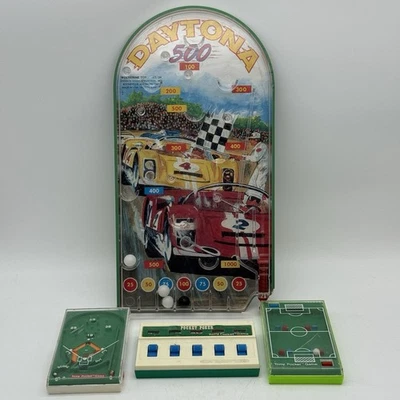 Lote de 4 juegos portátiles de bolsillo vintage años 70 Tomy & Wolverine juguete coleccionable Foto 1 de 4