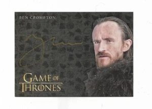 Juego de Tronos Inflections 2019 ~ Tarjeta Autoraph ~ Ben Crompton ~ También Dr Who - Imagen 1 de 1