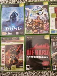 Lot 11 jeux Xbox Première Génération COMME NEUF NEW SANS BLISTER - Foto 1 di 21