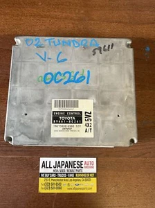 2002 Toyota Tundra V6 ECU EBX 89661-0C261 - Picture 1 of 3