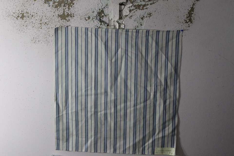 Ralph Lauren, Cedar Point Stripe, Woven Stripe, 26.50" W X 27" L, Color Sea - Image 1 of 1