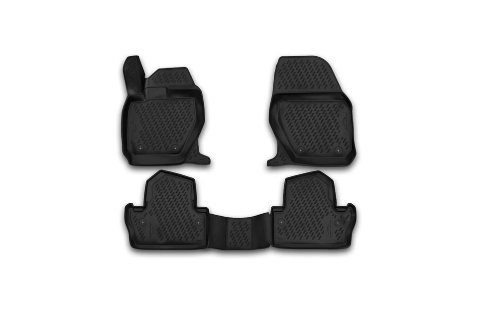 All Weather Custom Fit Floor Mats Liners fits a 2011-2018 Volvo S60 4 Pcs Black - Image 1 of 1