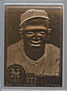 Mel Ott 2001 Danbury Mint Sealed 22 kt Gold Card # 107 - Picture 1 of 1
