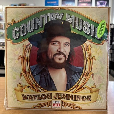 Waylon Jennings Best Of Country Music 1981 Vinyl LP Time Life Never played - Image 1 of 3