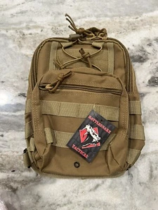 Rattlesnake Tactical Sling Bag Pack Adjustable New NWT Tan - Picture 1 of 11
