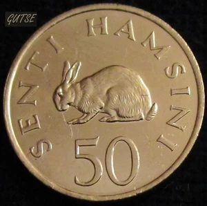 * Gutse * Tanzania, 50 Senti 1990, Coniglio, Senza Circolare - Picture 1 of 2