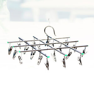 Wall Jewellery Holder Clothes Drying Rack Baby Hanger Metal