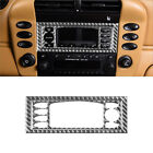 2Pcs Carbon Fiber Interior Climate Console Cover Trim For Porsche Boxster/996