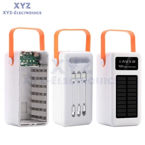 DIY Solar 28 Cells 18650 Battery Case 22.5W Fast-charging Mobile Power Bank Kit - Photo 1 sur 21