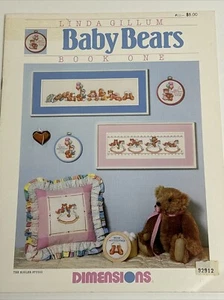 Dimensions Baby Bears Book One Cross Stitch Pattern - Picture 1 of 10