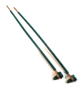 Grounding Pigtail 6½" with Screws #12 AWG THHM Solid Copper Ground Wire [2-Pkg] - Picture 1 of 4